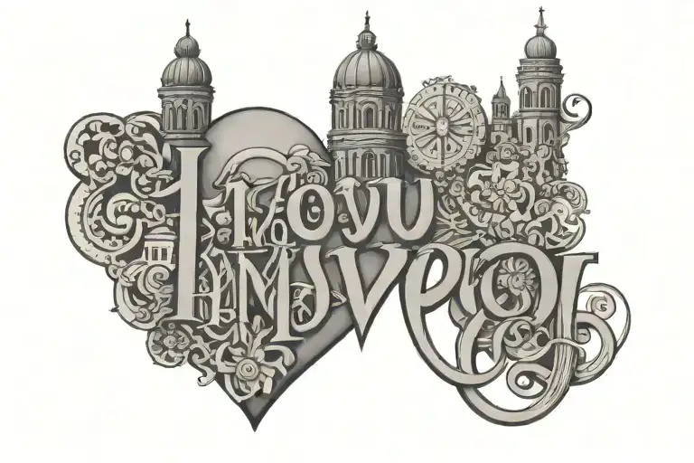 Just Simple Letters Madrid I Love You