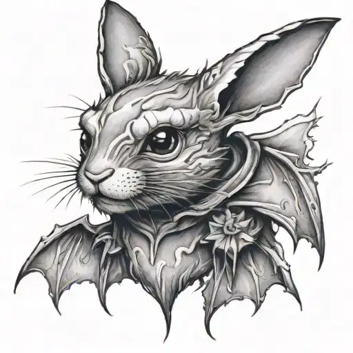 Bat Like Bunny Creature