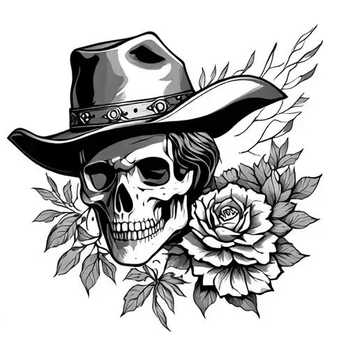 Western Inlays Sleeve Tattoo Design