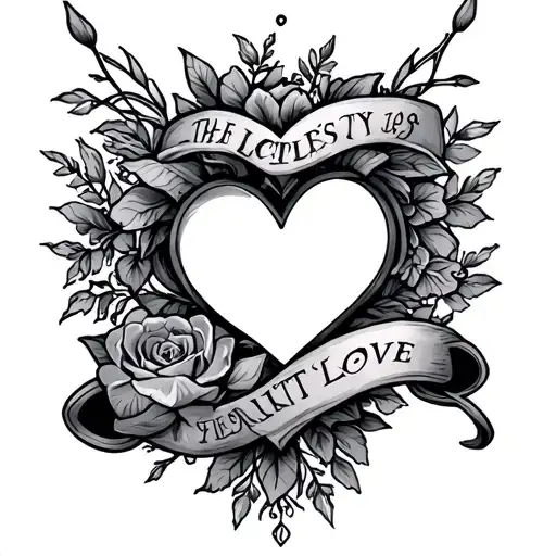 Love Tattoo Design In A Name Of Ferlits