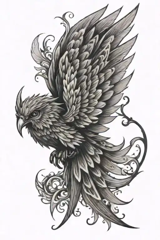 Fourth Wing Inspired Tattoo Design