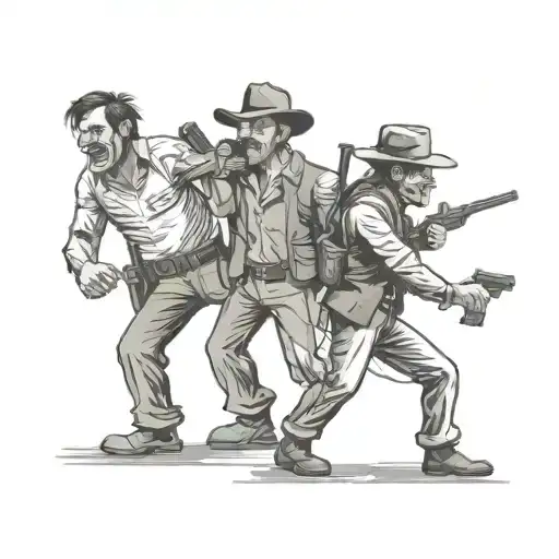 Good Bad And Ugly Stand Off Scene