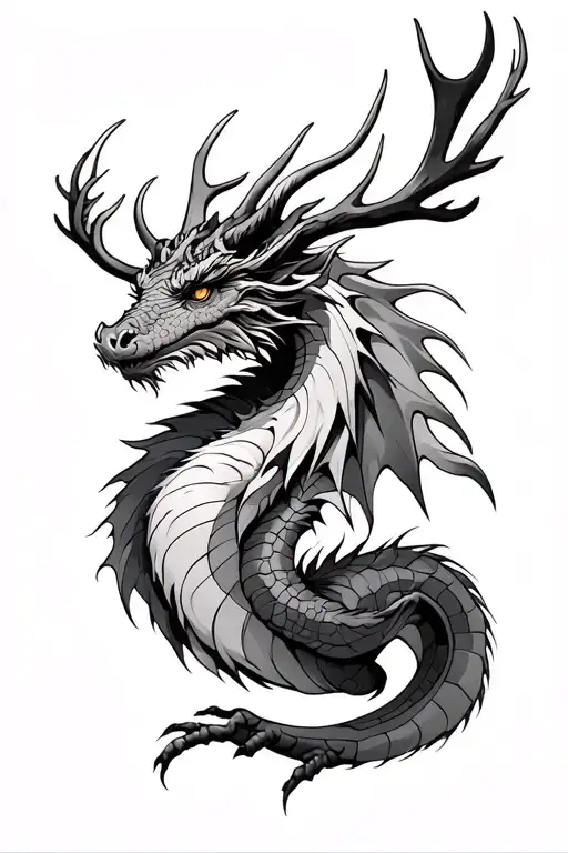 Dragon And Stag