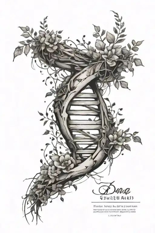 Overgrown Dna Strand