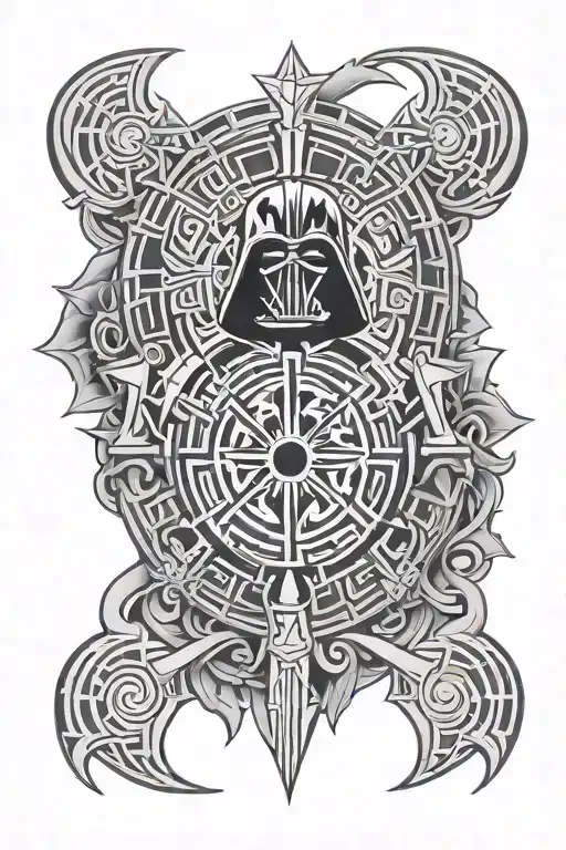 Star Wars Imperial Logo Polynesian