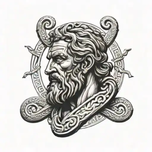 Greek God Asclepius Turned