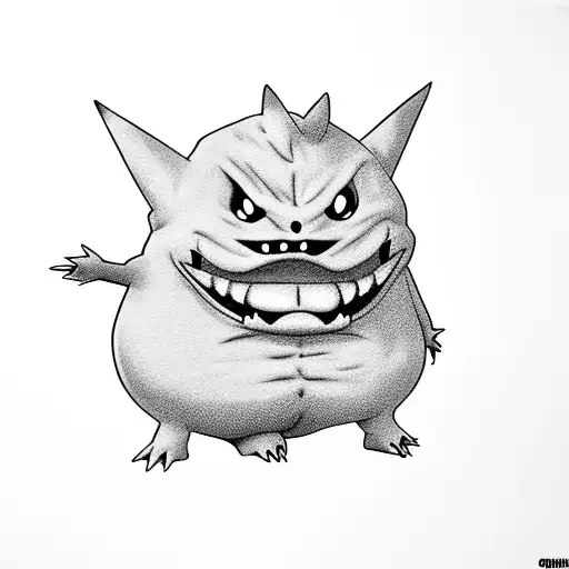 Smiling Gengar Pokemon