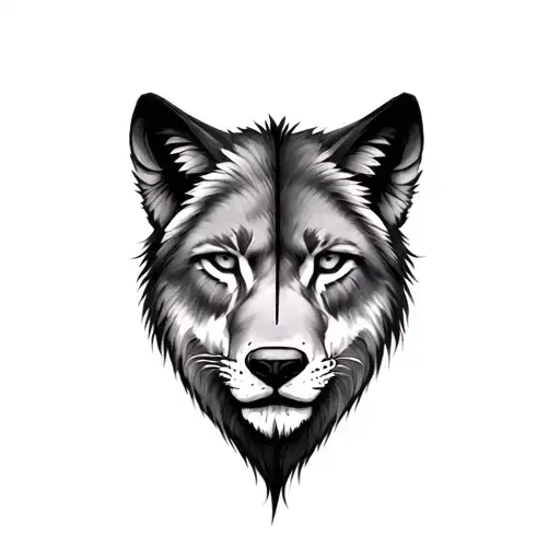 Half Lioness And Half She Wolf