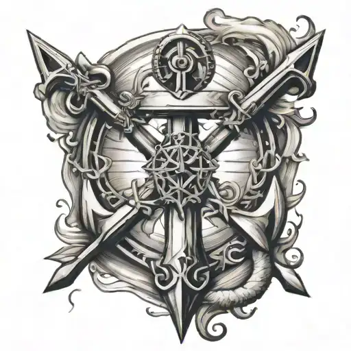 Cross Anchor For Forearm