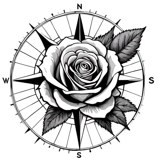 Rose Compass Cards