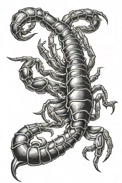 Scorpion Crawling Around Wrist