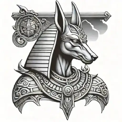 Anubis Libra God Night Dark Side