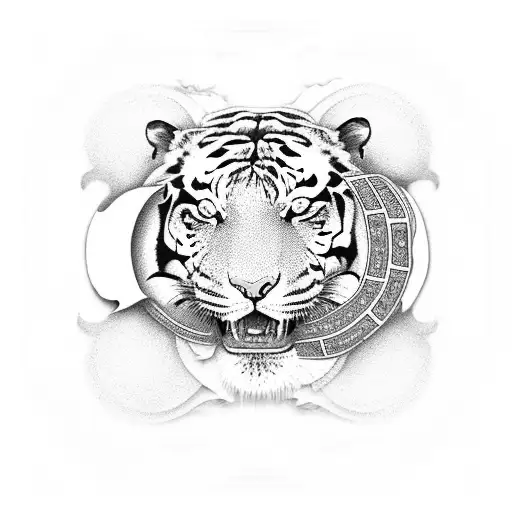 Tiger And Dragon Ying Yang