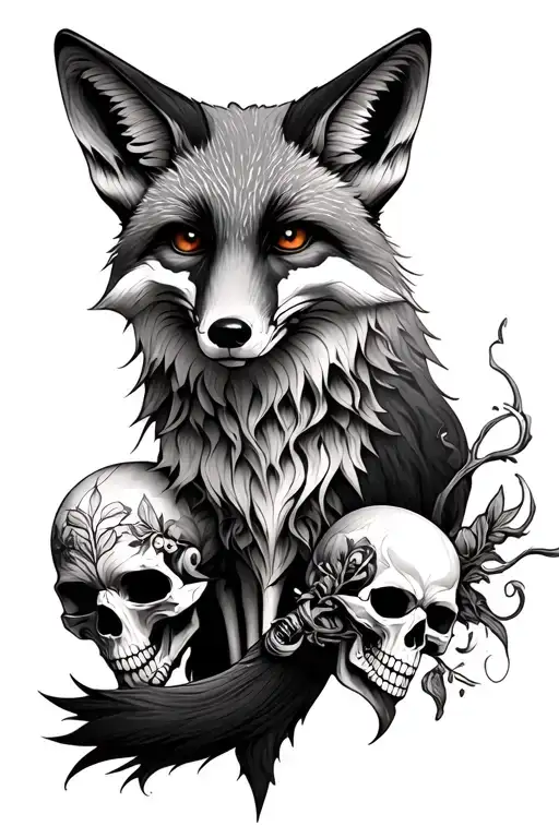 Fox And Skulls