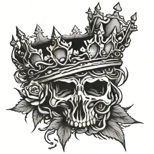 Crown And Crown Of Thorns Shadow