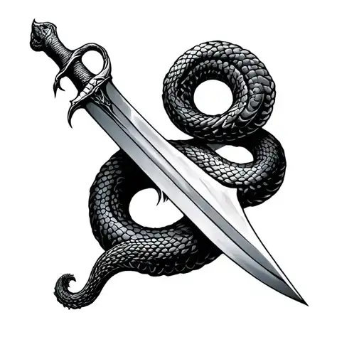 The Sword Around The Snake