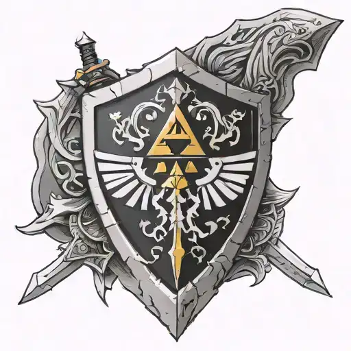Hylian Shield With Light Sword