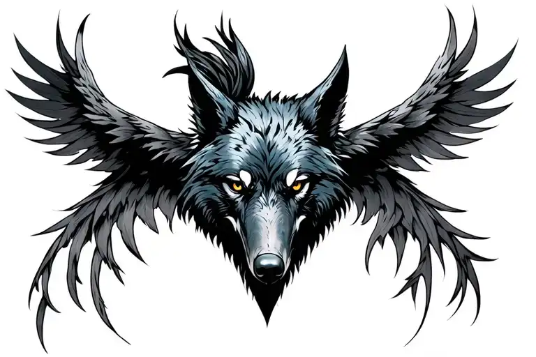 Veles Runa Raven Wolf