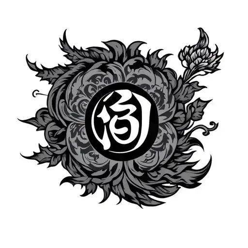 Budhist Warrior Inscription