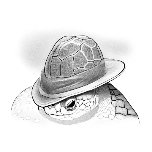 A Turtle Wearing A Fedora