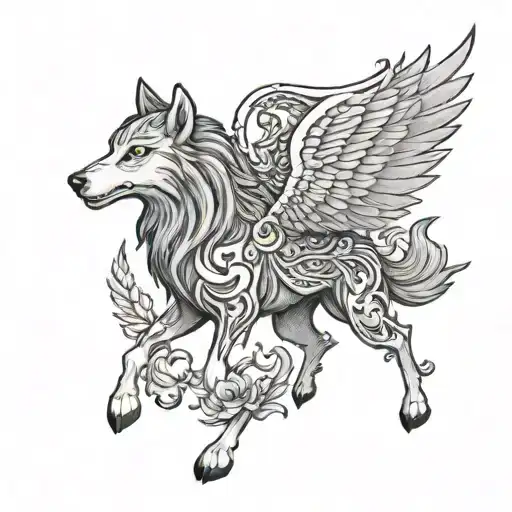 Wolf Rampant Unicorn And Owl