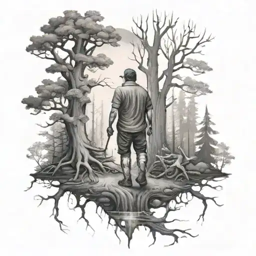 Guy Lost Souls In Woods