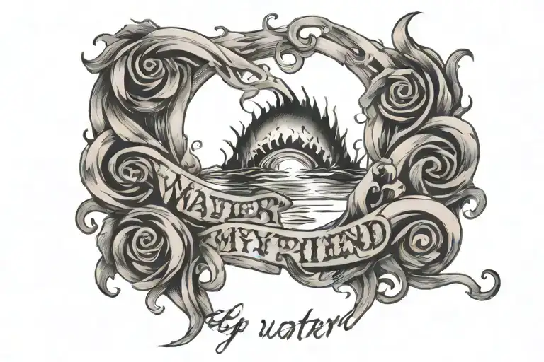 Be Water My Friend Words