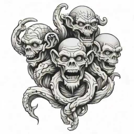 Hear No Evil See No Evil But With The See In The Middle