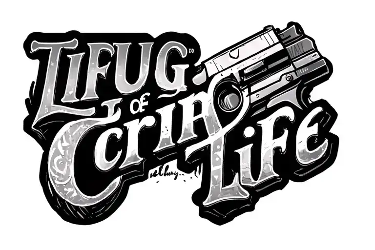 Life Of Crime Thug Life Gangster Land Inspired By Interstellar
