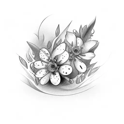 Dove Cross Flowers Tears