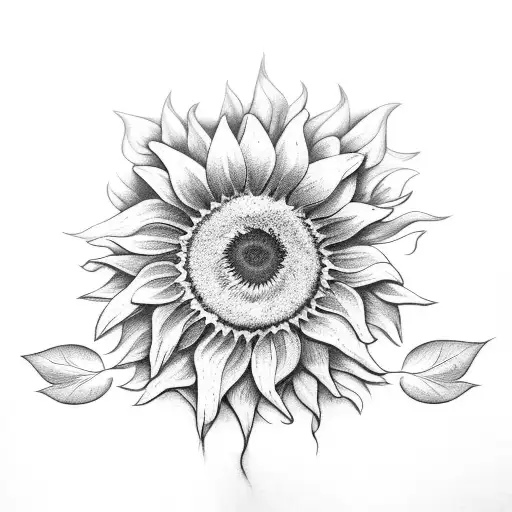 Sunflower With Roses