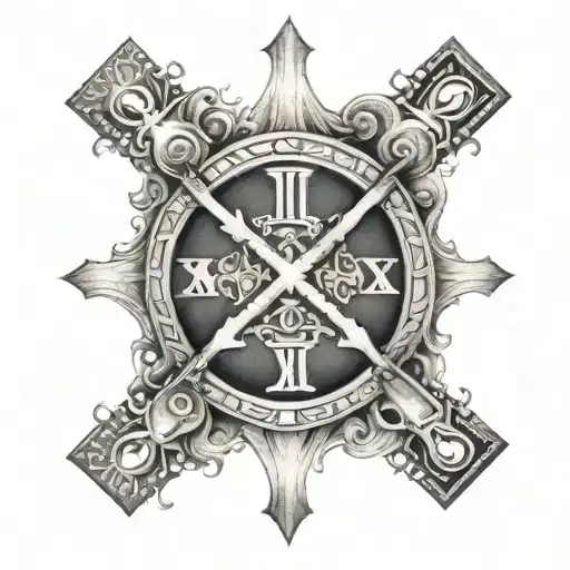 Roman Numerals Use As Cross