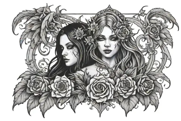 Sunflore Gothic Scene Inspired