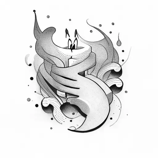 Lettering With A Candle