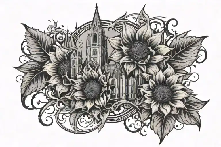 Sunflower Gothic Cathedral