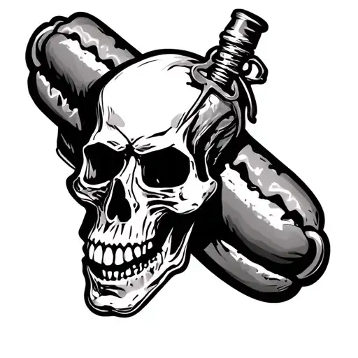 Skull Hotdog