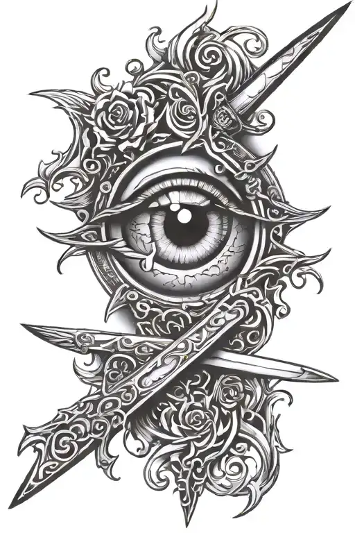 Lucifer's Eye With A Sword