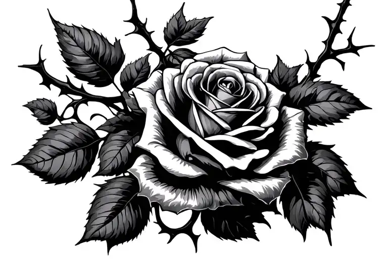 Rose Vines And Thorns Wrapping