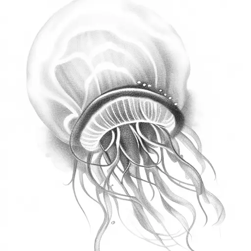 Jellyfish With Hawaiian Theme