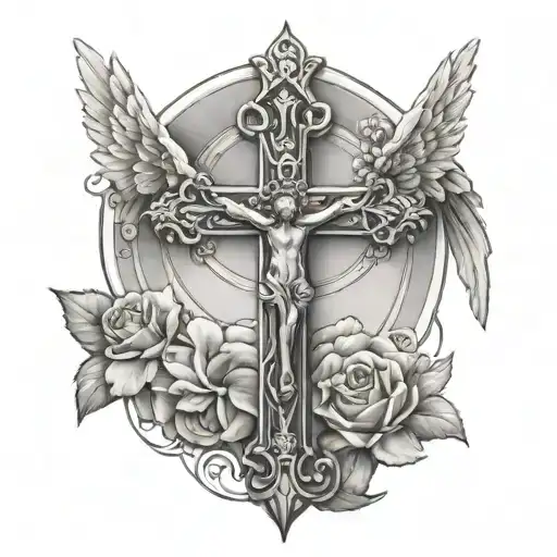 Cross With Angel Number 222 Numbers