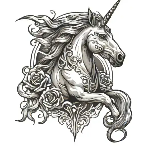 Gothic Evil Unicorn