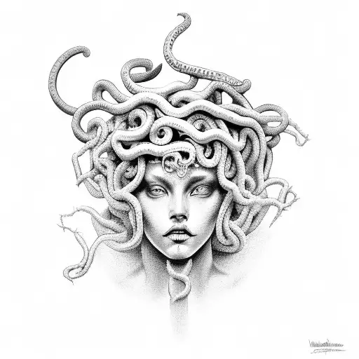 Medusa With A Semi Colon