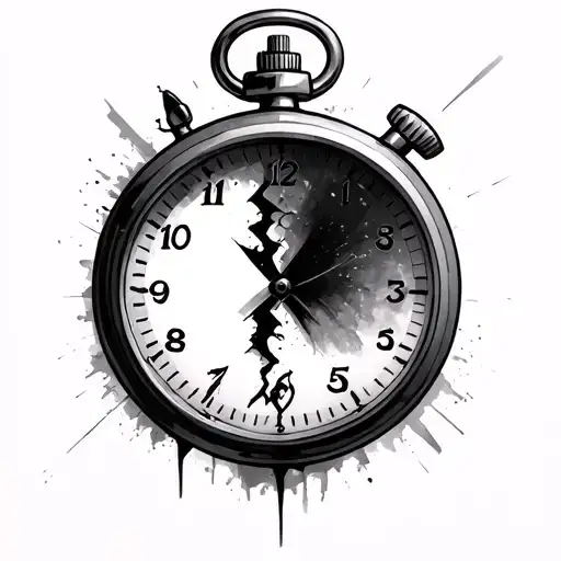 Stop Watch Broken And Healed Gayhic