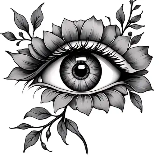 Flower Eye And Vine Wrapping