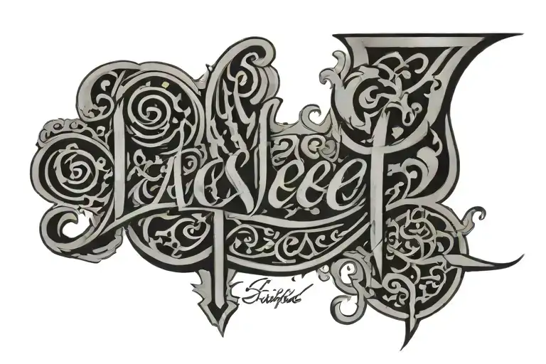 Jaylee Lashell In Arabic Writing