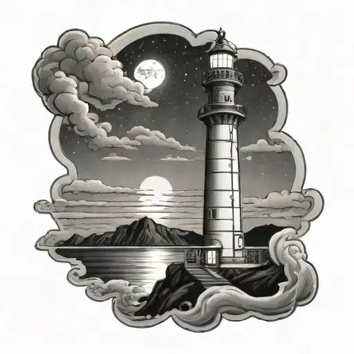 Lighthouse Night Time