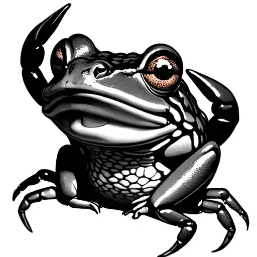 Frog And Crab With One Eye