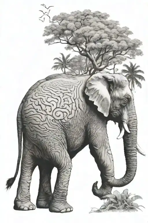 Elephant Realism Jungle