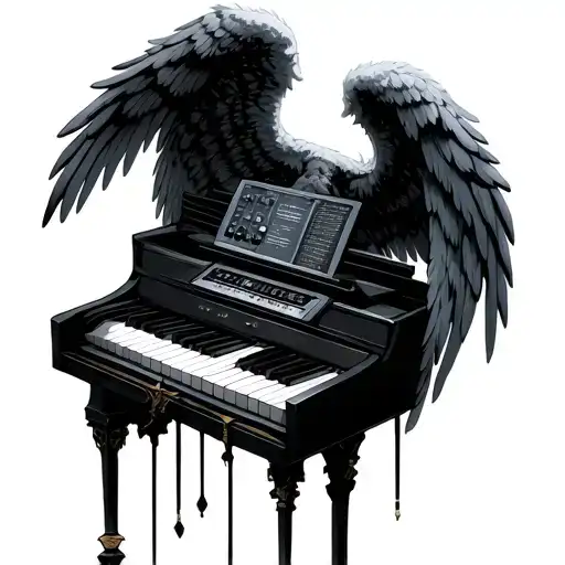 Angel Wings Music Synthisizer Keys