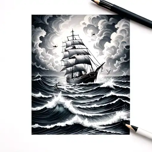 Nautical Ocean Theme Storm